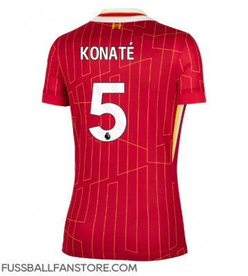 Liverpool Ibrahima Konate #5 Replik Heimtrikot Damen 2024-25 Kurzarm